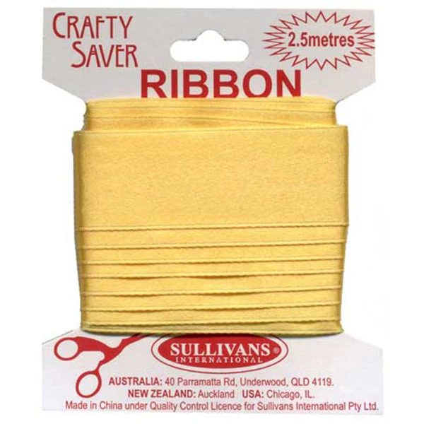 Crafty Saver Satin Ribbon, 25mm x 2.5m - Image 10