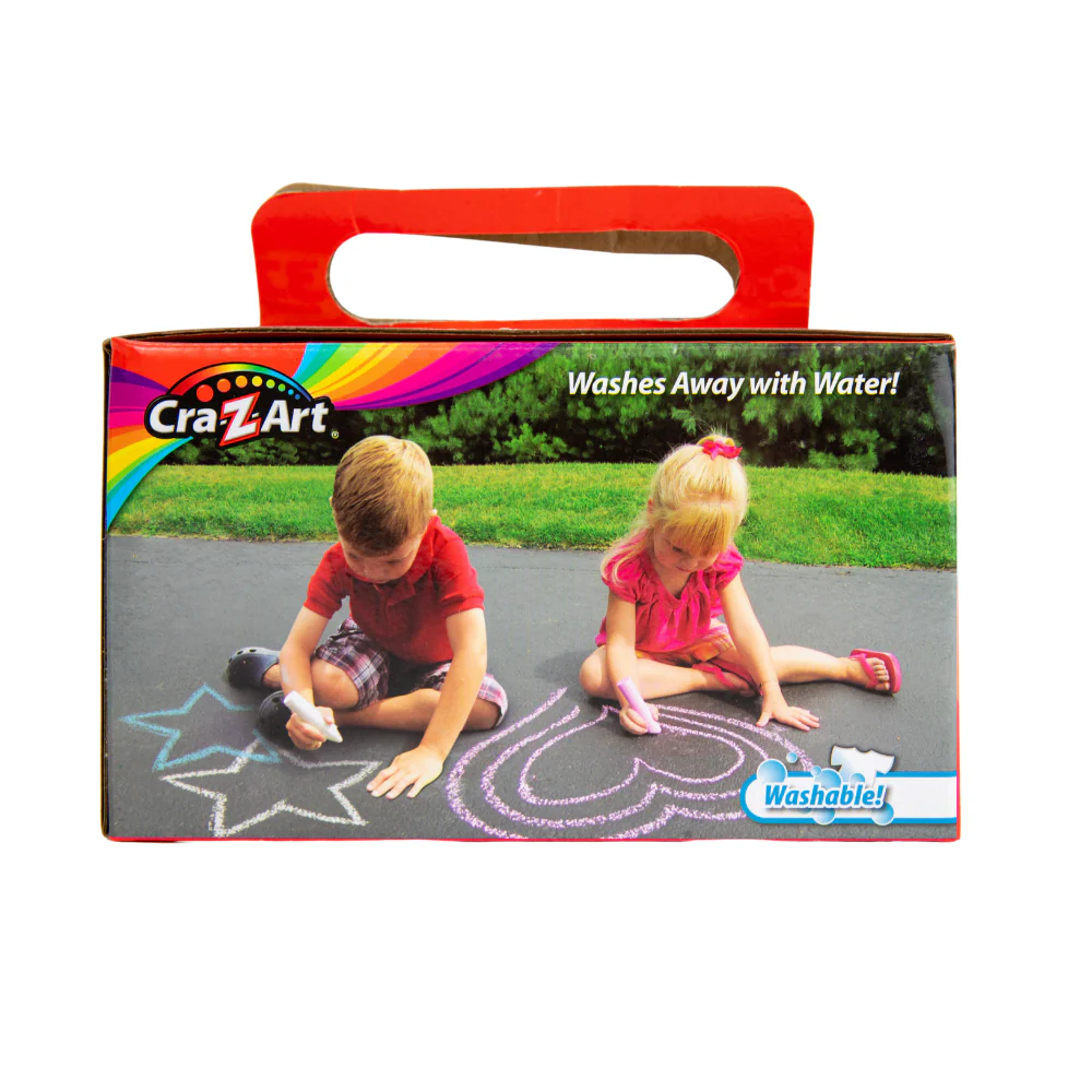 Cra-Z-Art Washable Sidewalk Chalk, 12 Colours- 32 Sticks - Image 2