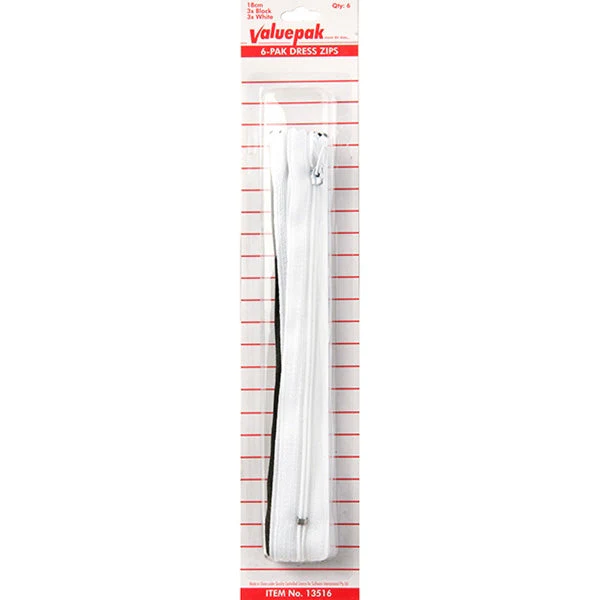 Valuepak 18cm Zips, 6pk - Image 2