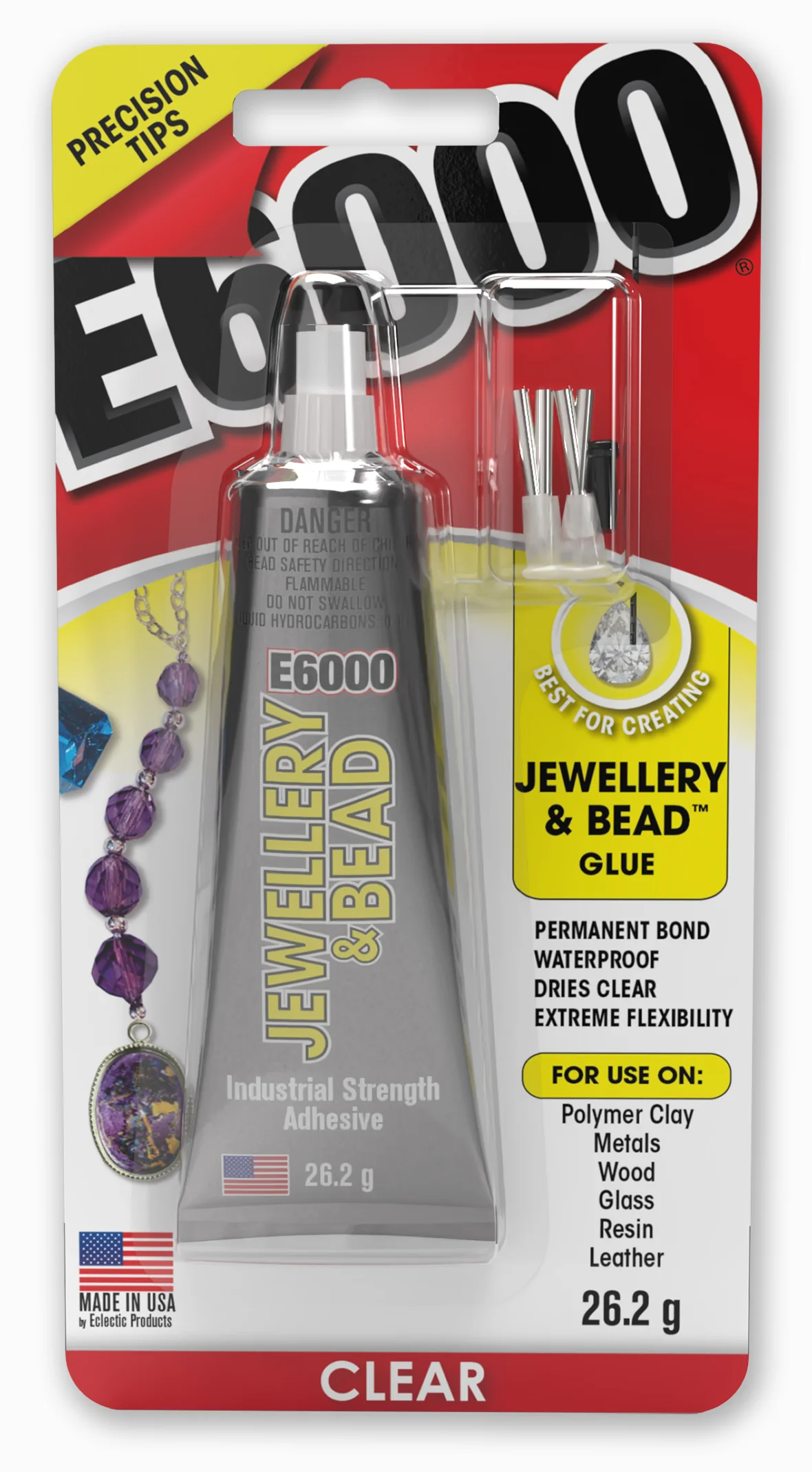 E6000 Jewellery & Bead Adhesive, Bead Clear- 26.2g - Image 4