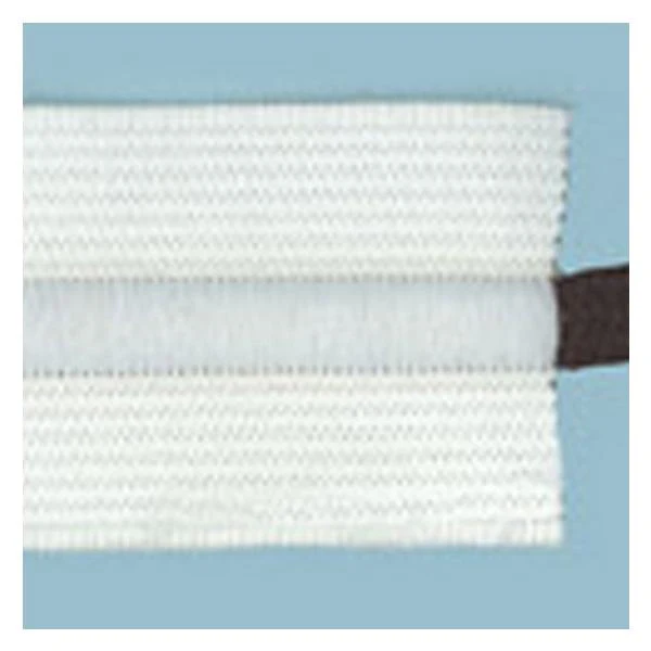 Sullivans Elastic Drawcord with Black Cord, White- 32 mm