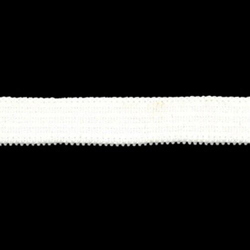 Sullivans Elastic Non-Roll, White- 6mm
