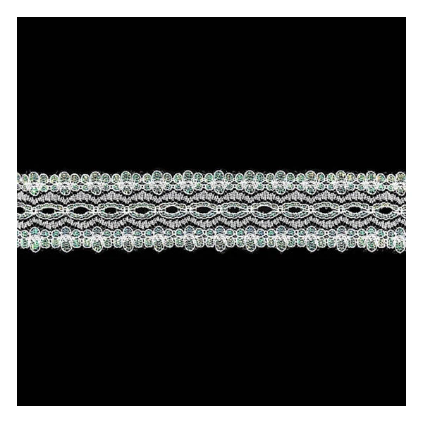Sullivans Opal Lace Eyelet, 35mmx5m - Image 2