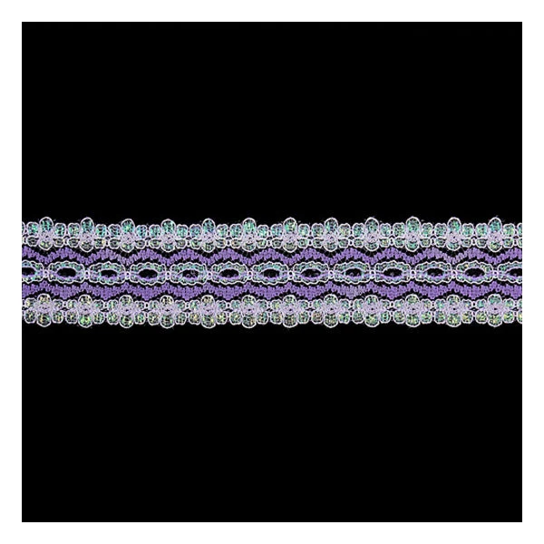 Sullivans Opal Lace Eyelet, 35mmx5m - Image 6