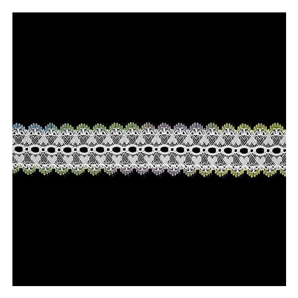 Sullivans Lace Eyelet Picot, Multi- 25mm x 5m - Image 2