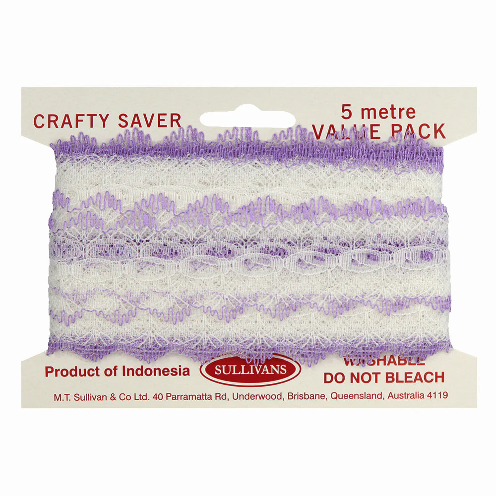 Sullivans Lace Eyelet Picot, 35mm x 5m - Image 3
