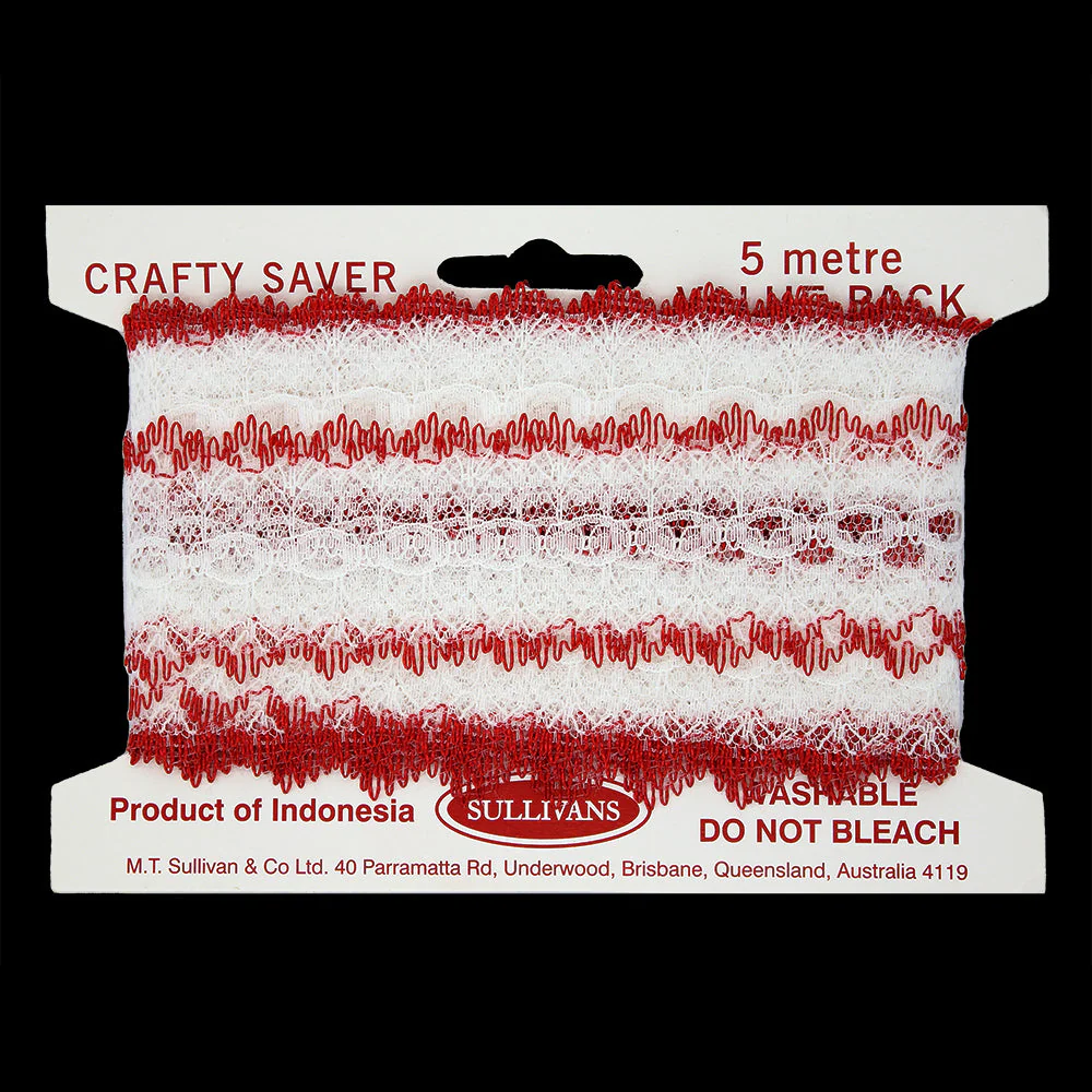 Sullivans Lace Eyelet Picot, 35mm x 5m - Image 8