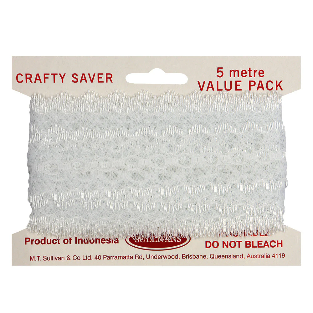 Sullivans Lace Eyelet Picot, 35mm x 5m - Image 9