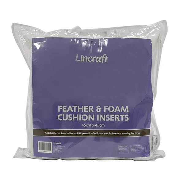 Feather and Foam Cushion Inserts, White - Image 2