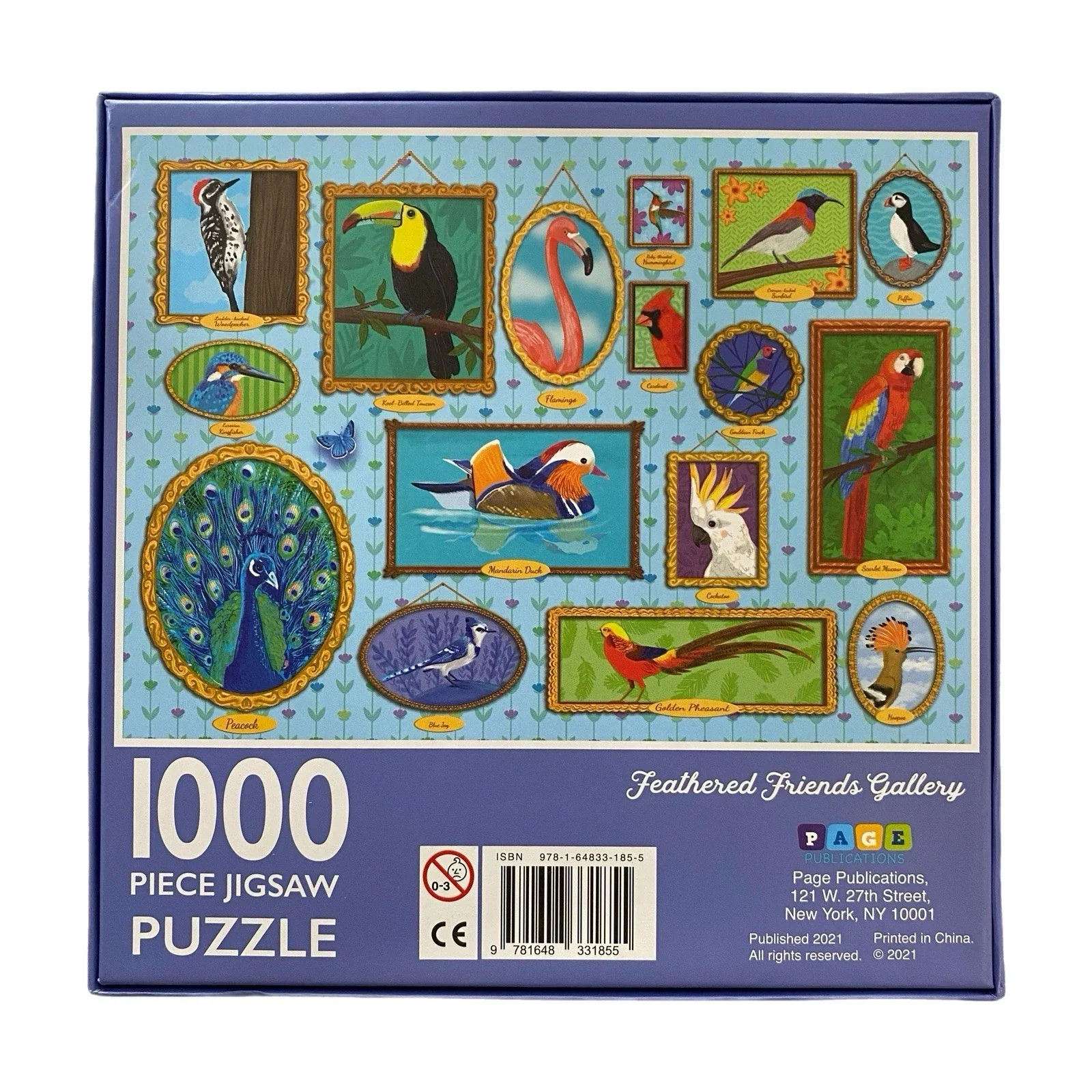 1000 Piece Jigsaw Puzzle, Feathered Friends Gallery - Image 3