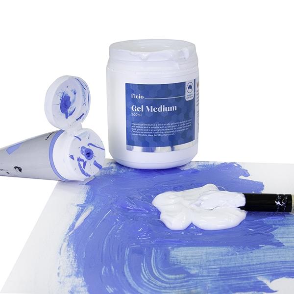 Ficio Impasto Gel Medium, Transparent- 500ml - Image 2