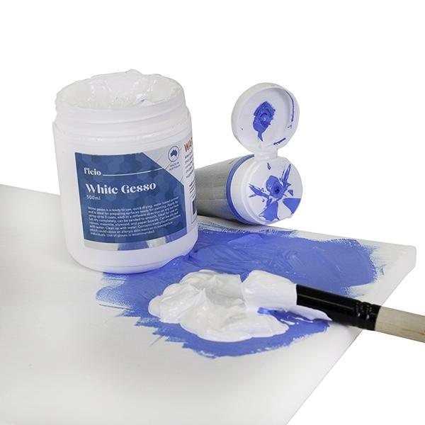Ficio Acrylic Paint Gesso Medium - 500ml - Image 2