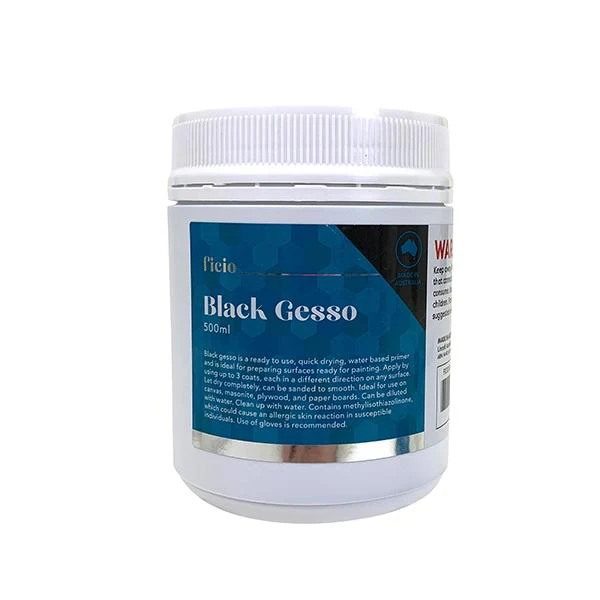 Ficio Acrylic Paint Gesso Medium - 500ml - Image 3