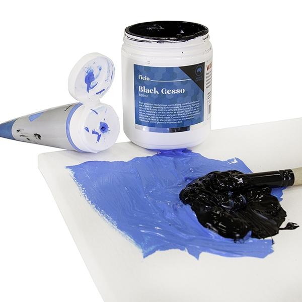 Ficio Acrylic Paint Gesso Medium - 500ml - Image 4