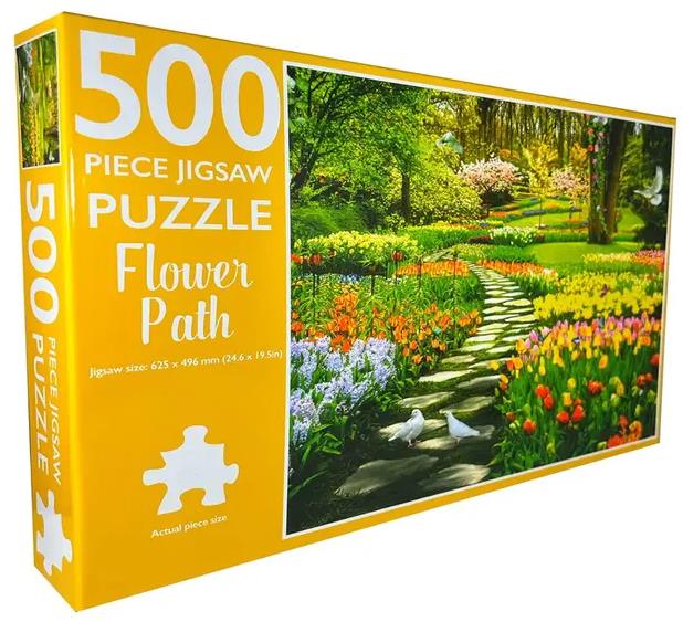 Flower Path Jigsaw Puzzle, 500-Piece