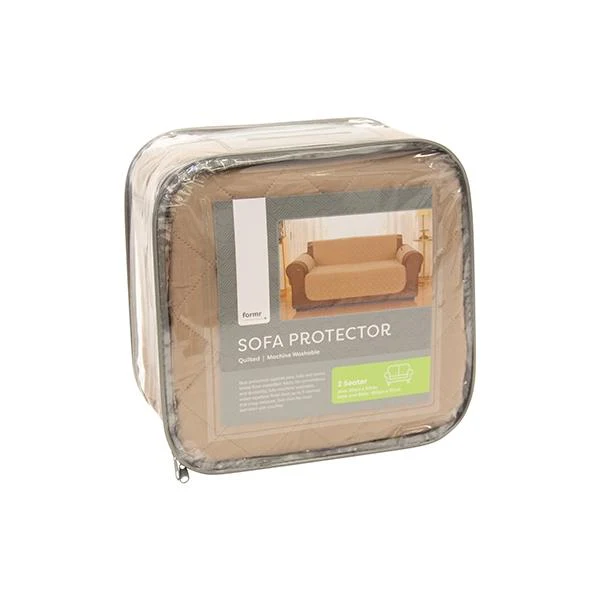 Formr Quilted Sofa Protector - Mocha - Image 6