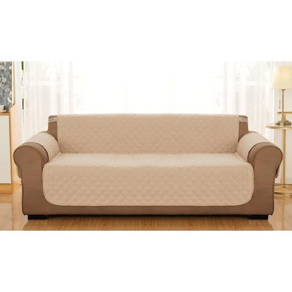 Formr Quilted Sofa Protector - Mocha - Image 7