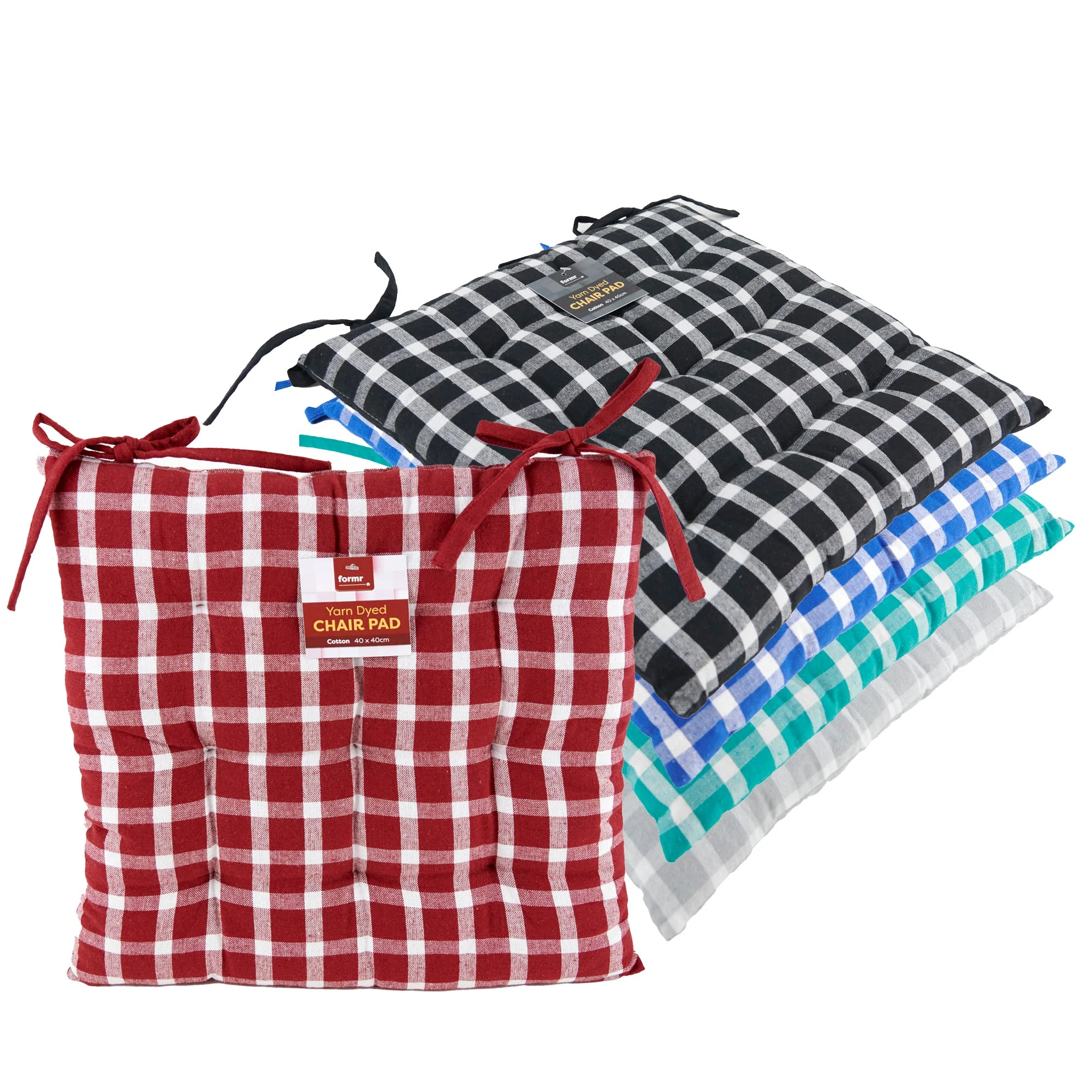 Formr Yarn Dyed Chairpad, 40x40cm - Image 8