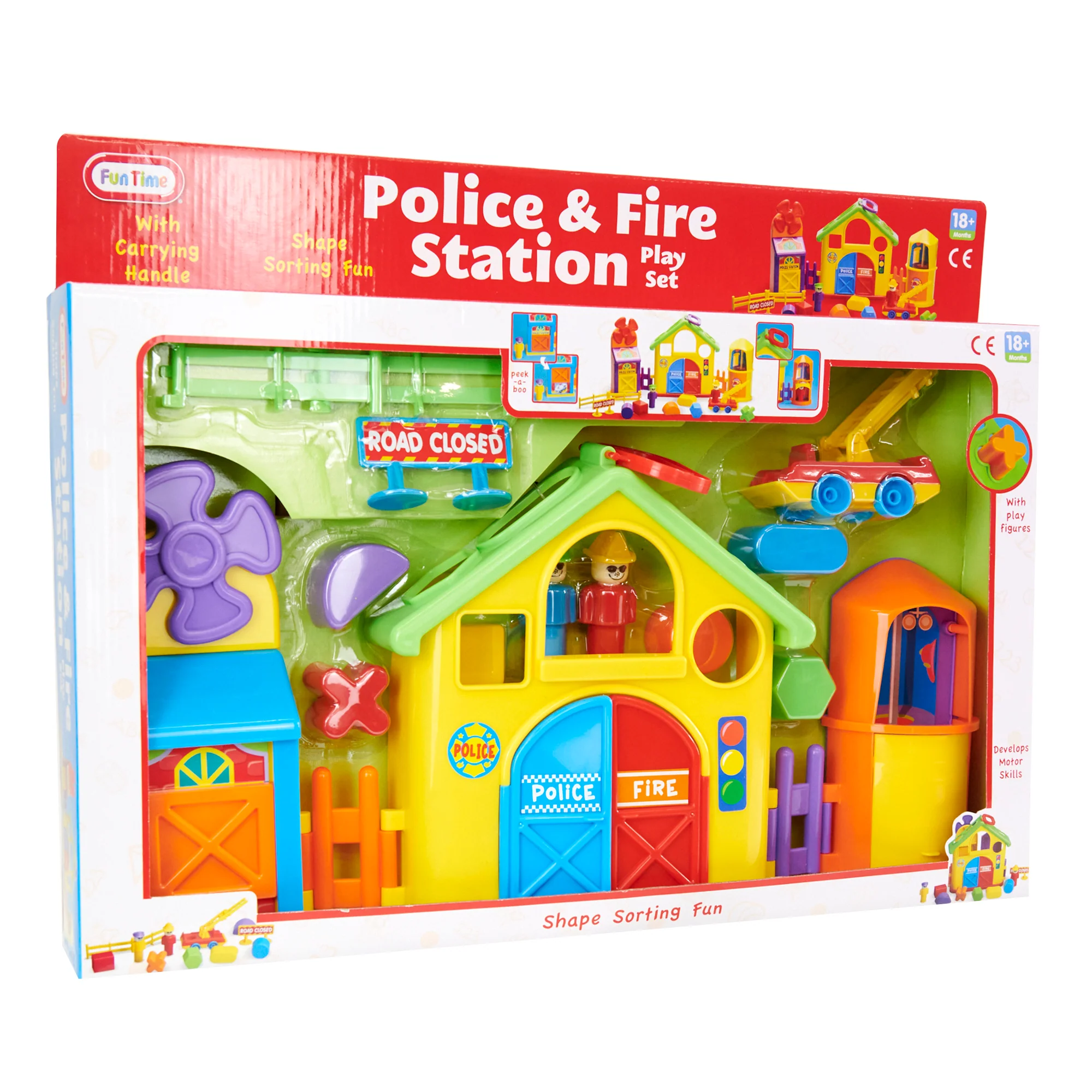 Funtime Police & Fire Station Play Set - Image 2