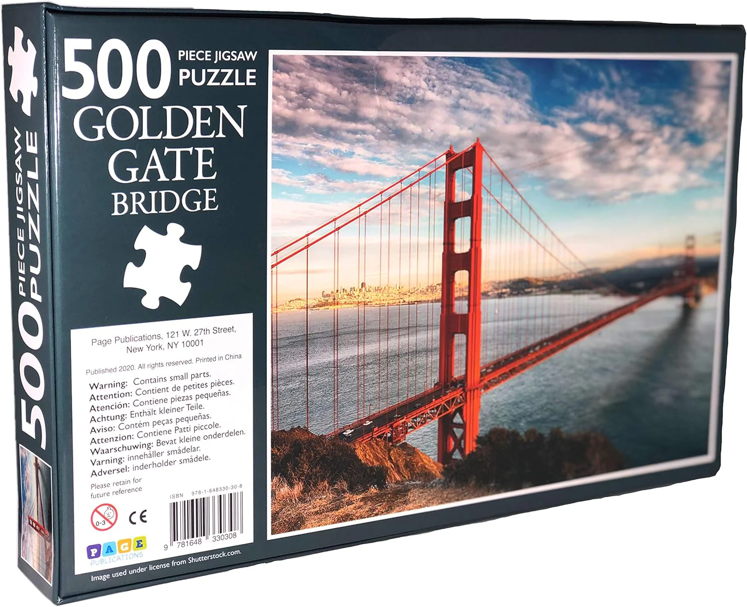 Golden Gate Jigsaw Puzzle, 500-Piece - Image 3