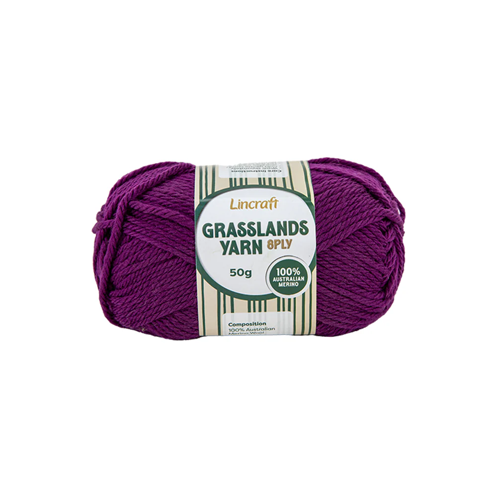 Lincraft Grasslands Crochet & Knitting Yarn 8ply, 50g Merino Wool Yarn - Image 3