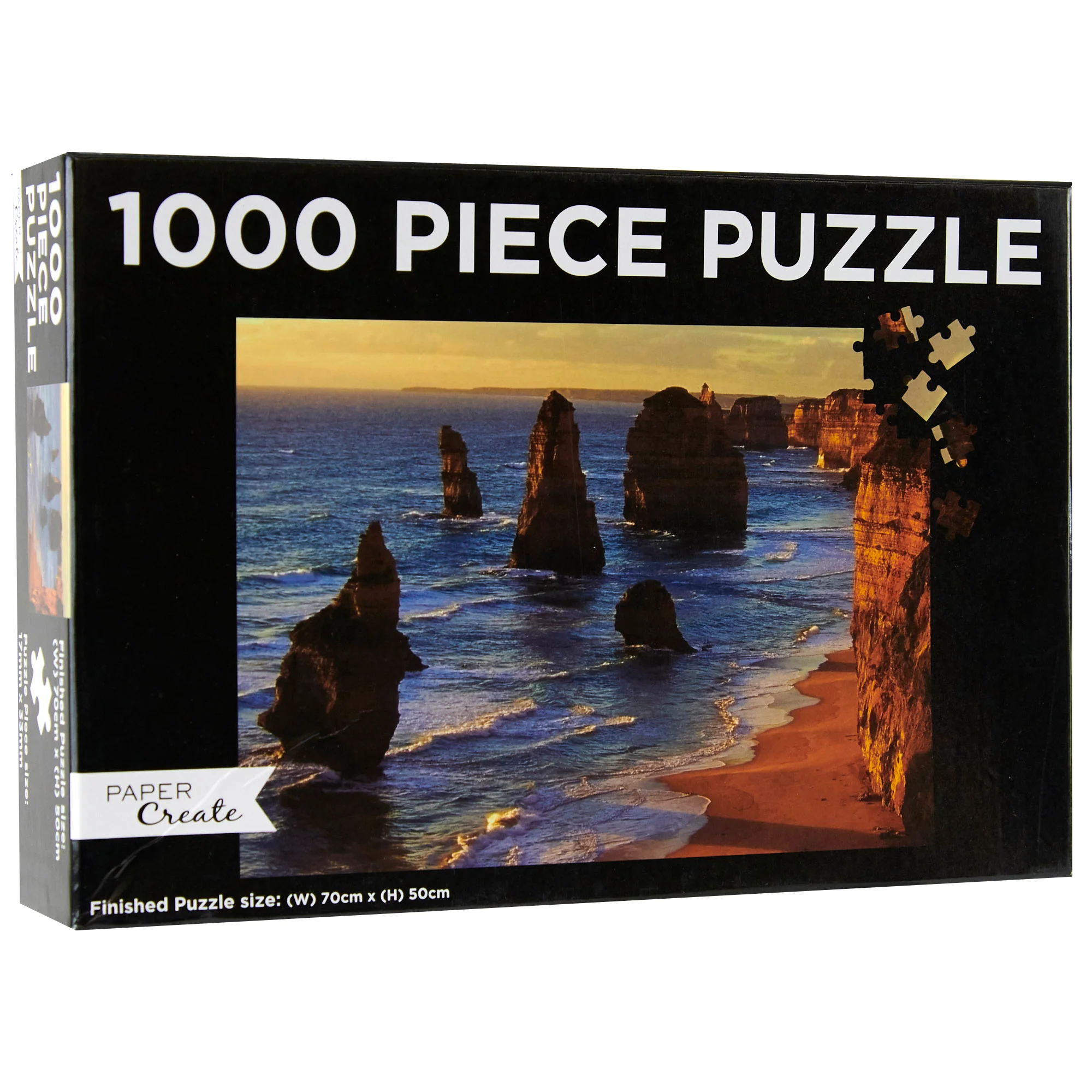 Paper Create 1000-Piece Jigsaw Puzzle, Great Ocean Road - Image 3