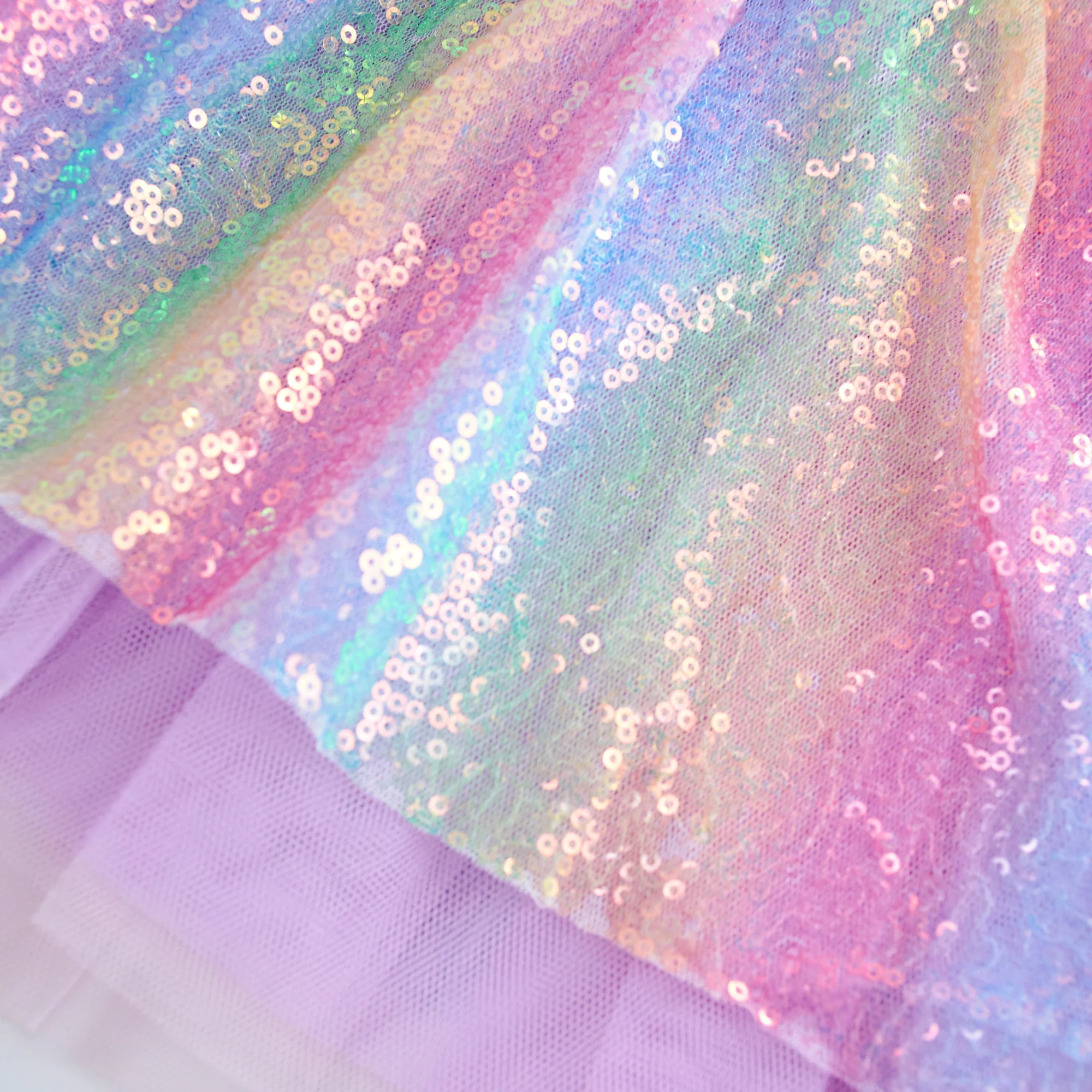 Halloween Costume Skirt Headband Set 2-5 Years Old, Rainbow - Image 4
