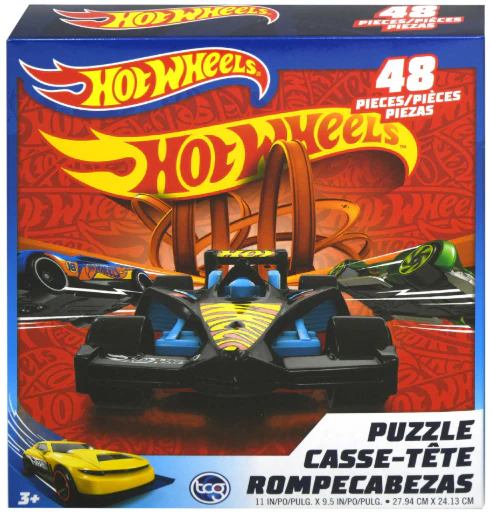 48-Piece Jigsaw Puzzle Hotwheels Kid Premier Scorpion - 7x1.5x8.25 - Image 3