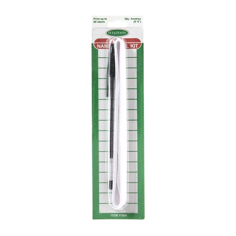 Sullivans Iron On Name Label Kit