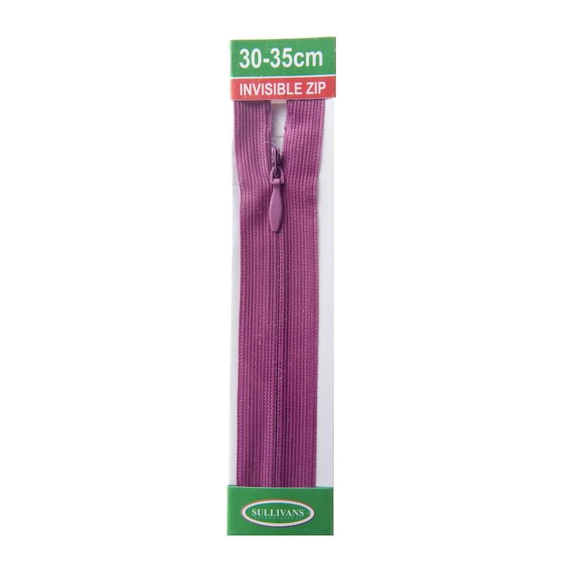 Sullivans Invisible Zip, Fuchsia - Image 2