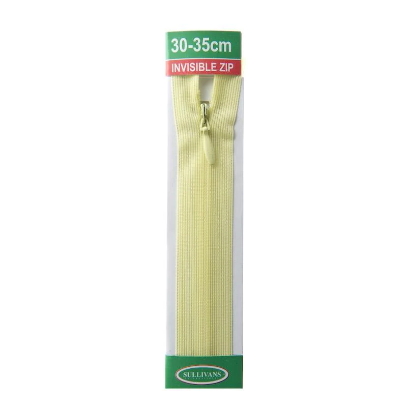 Sullivans Invisible Zip, Lemon - Image 2