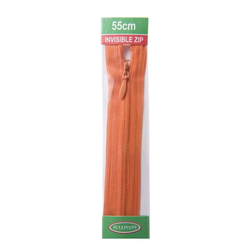 Sullivans Invisible Zip, Orange - Image 4