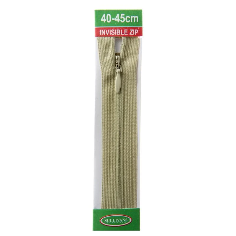 Sullivans Invisible Zip, Pale Olive - Image 3