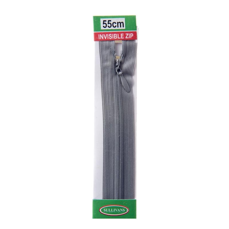 Sullivans Invisible Zip, Pearl Grey - Image 3