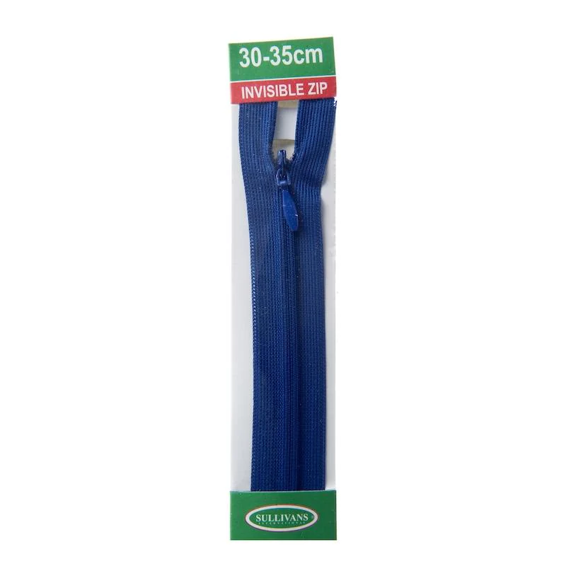 Sullivans Invisible Zip, Royal - Image 2
