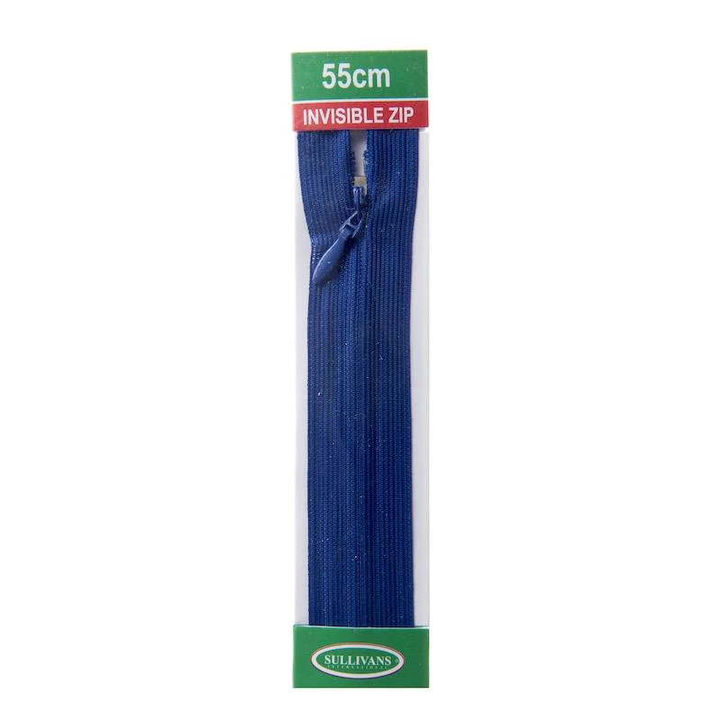 Sullivans Invisible Zip, Royal - Image 4