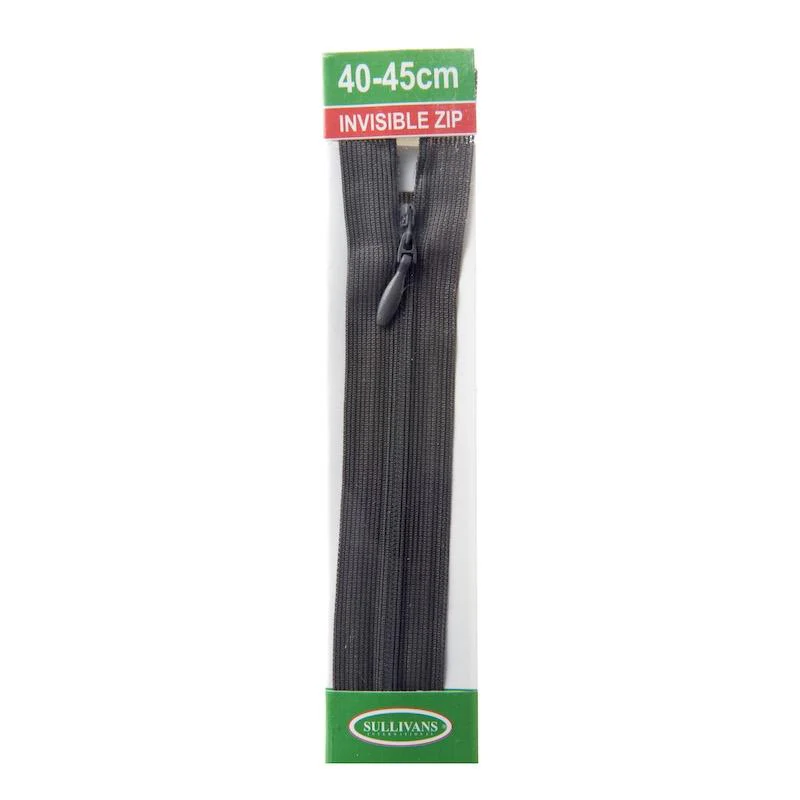 Sullivans Invisible Zip, School Grey - Image 3