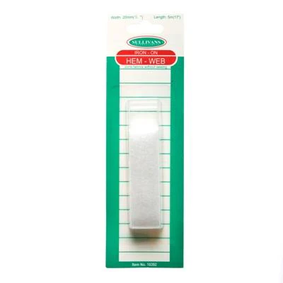 Sullivans Iron On Web Hem- 20mm x 5m