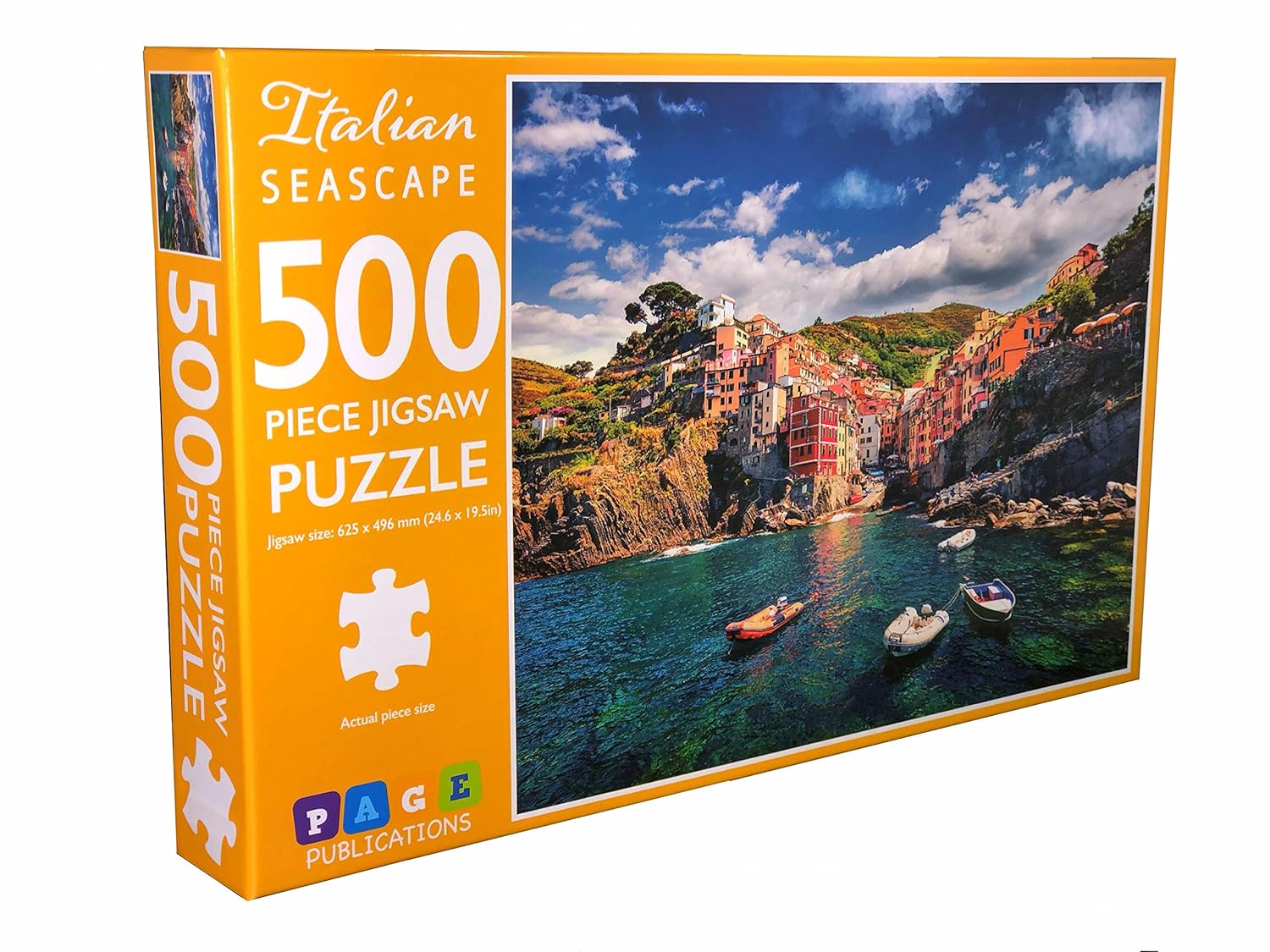 Italian Seascape Jigsaw Puzzle, 500-Piece