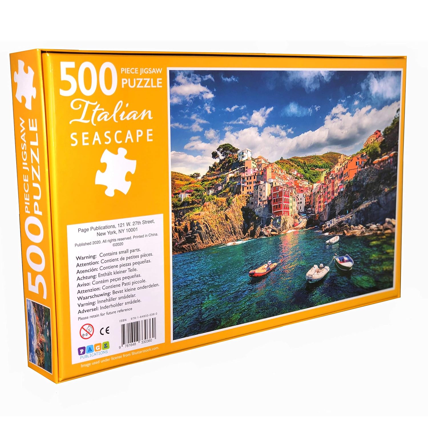 Italian Seascape Jigsaw Puzzle, 500-Piece - Image 3