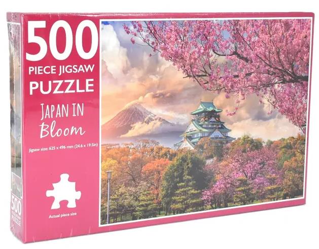 Japan In Bloom Jigsaw Puzzle, 500-Piece
