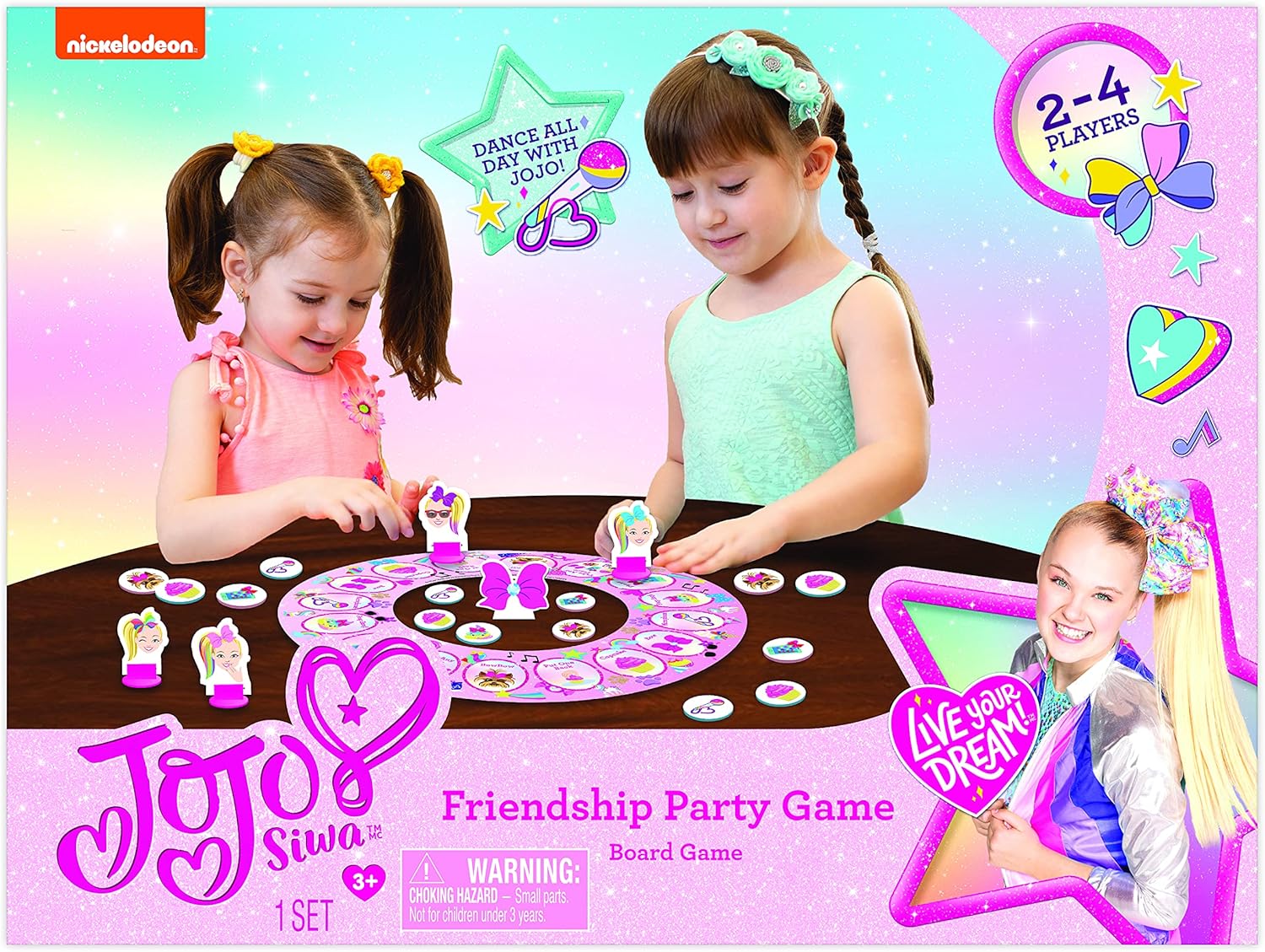 Jojo Siwa Friendship Party Game - 14x2.25x10.5 - Image 2