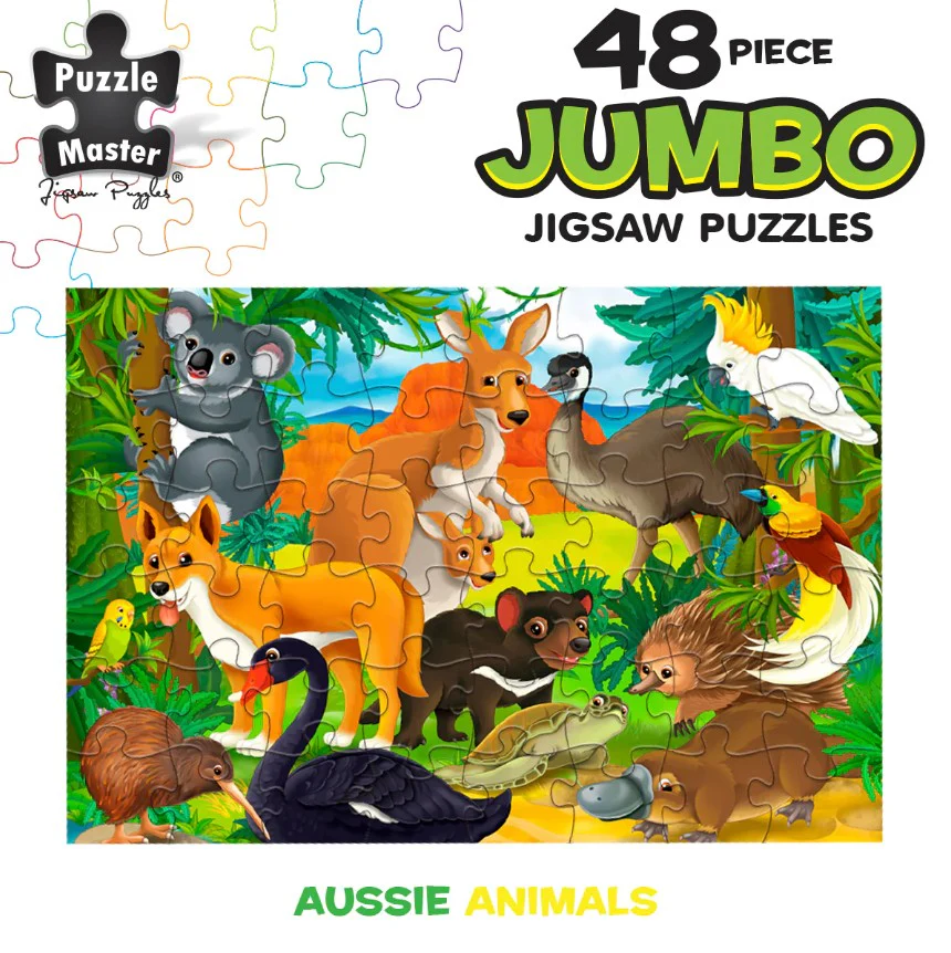 48-Piece Jumbo Floor Jigsaw Puzzle, Aussie Animals - Image 3