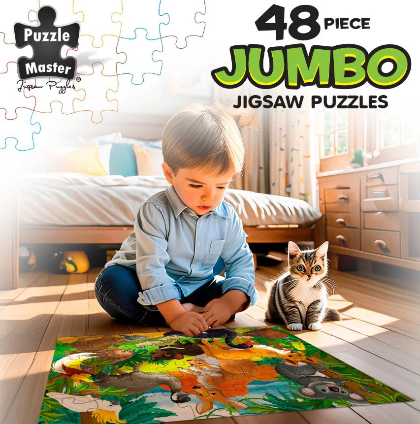 48-Piece Jumbo Floor Jigsaw Puzzle, Aussie Animals - Image 4