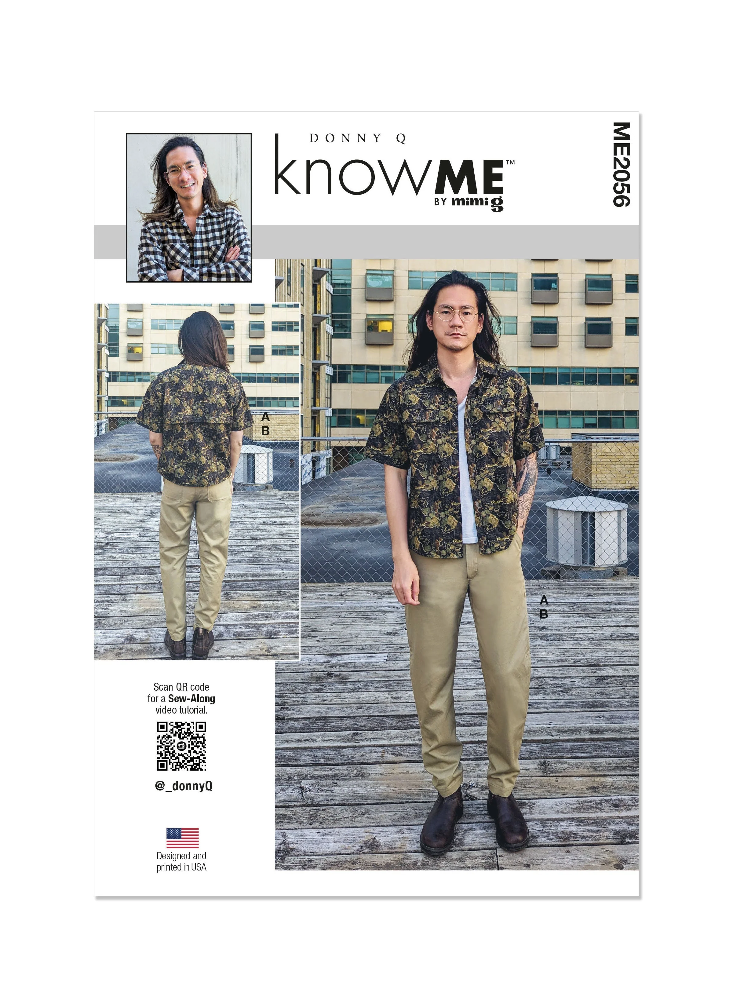 KnowMe Pattern Me2056 Men's Shirt and Pants