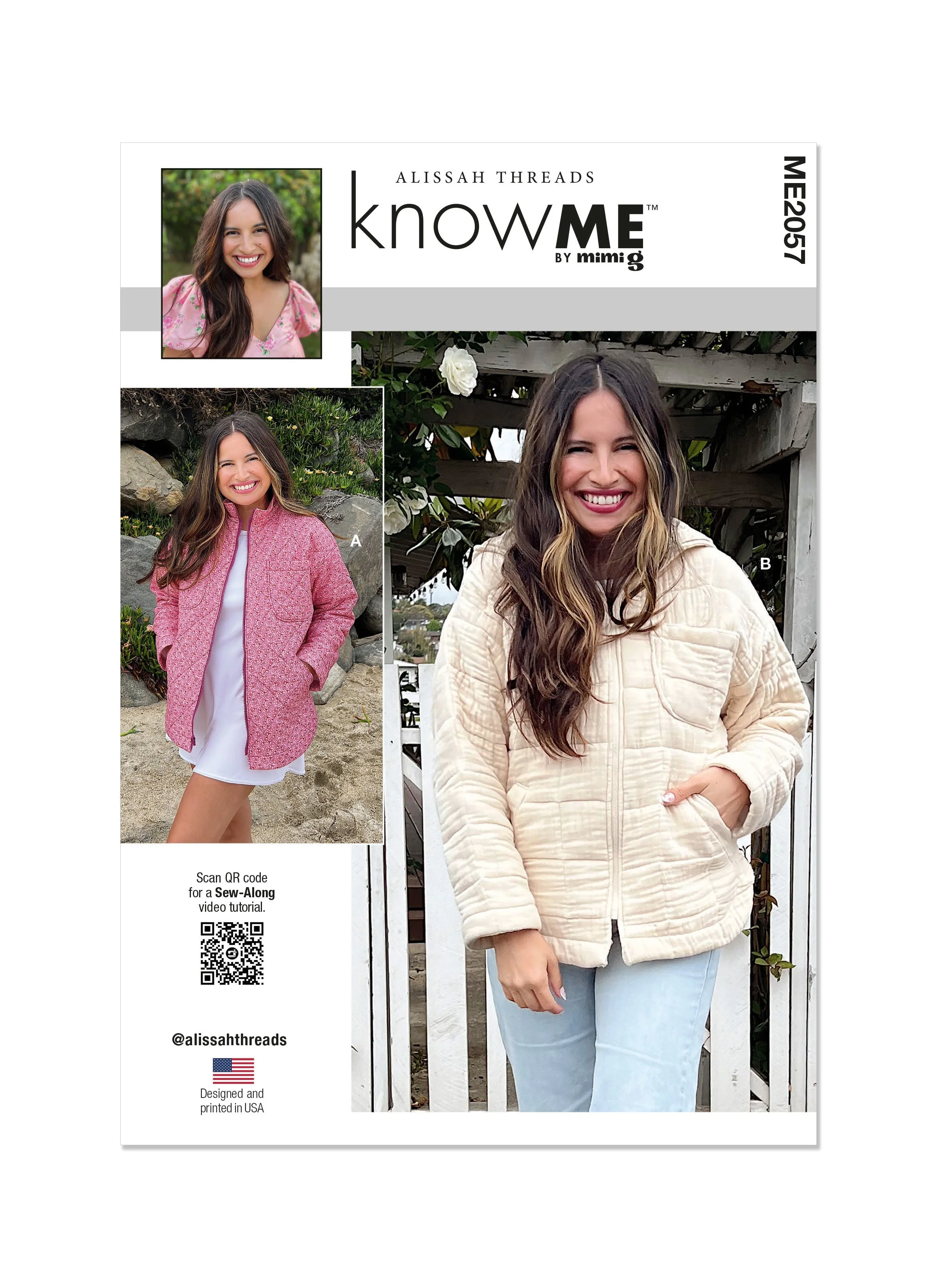 KnowMe Pattern Me2057 Misses' Jacket Coat
