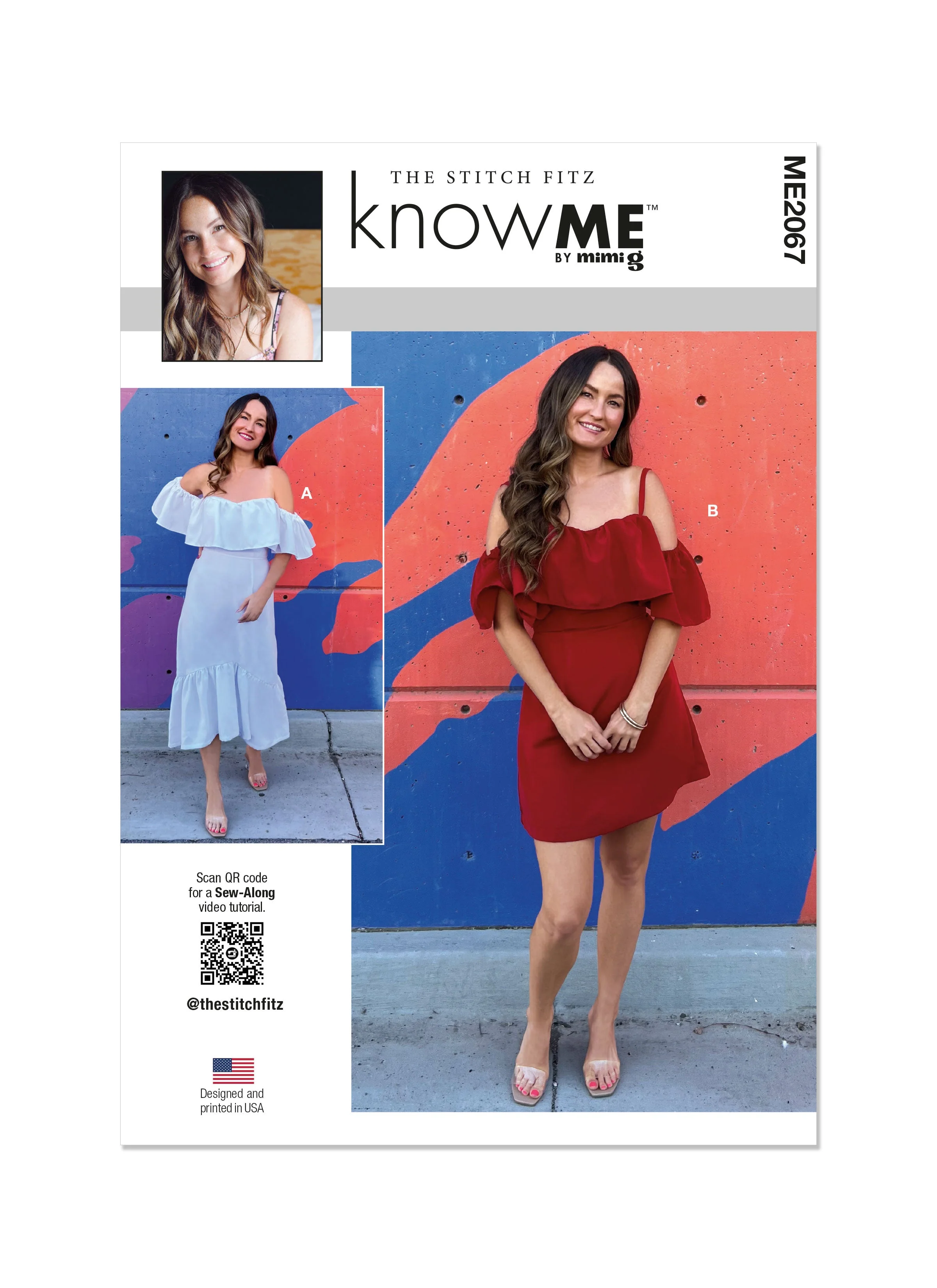 KnowMe Pattern Me2067 Misses' Dress