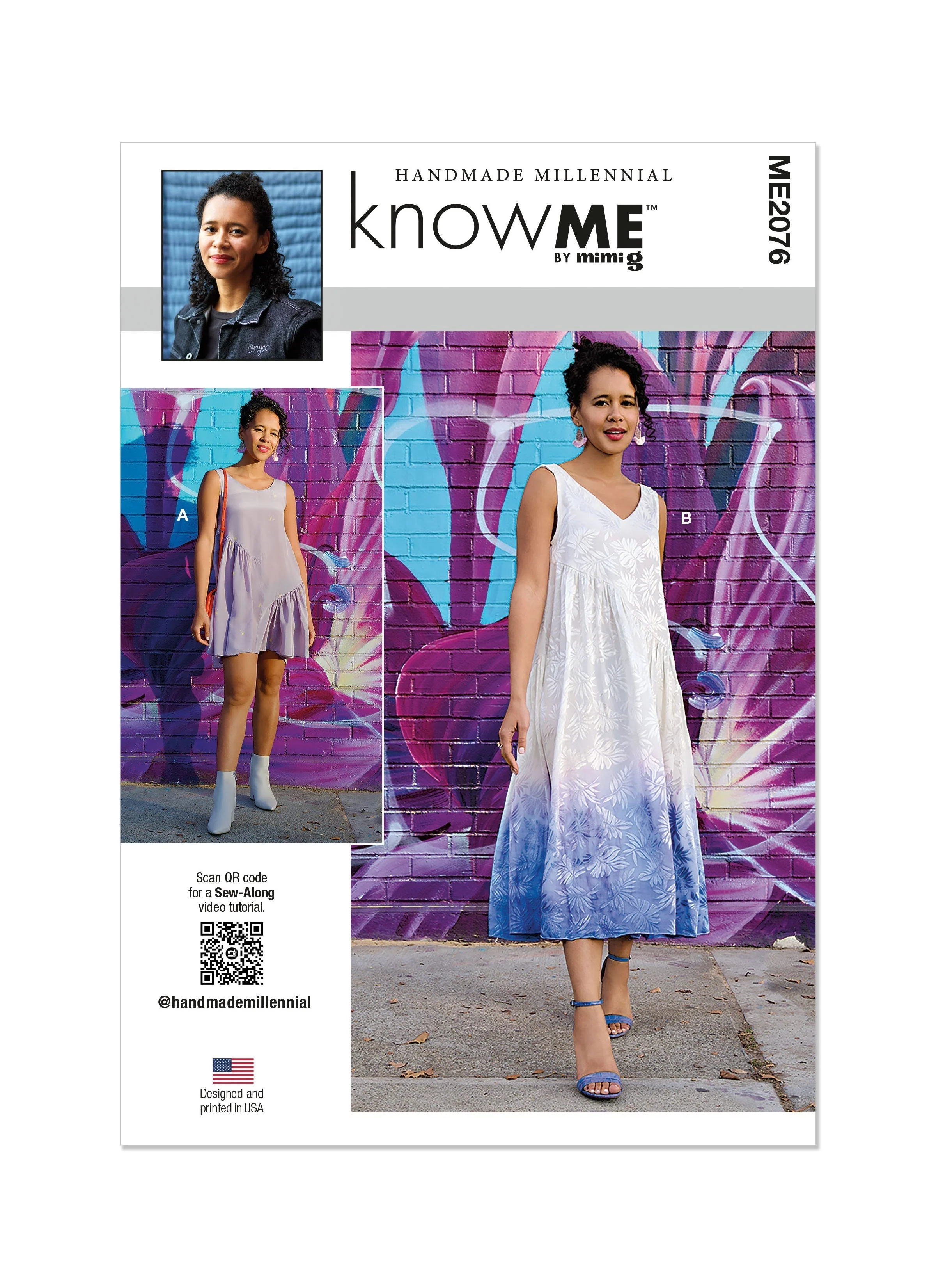 KnowMe Pattern Me2076 Misses' Dress