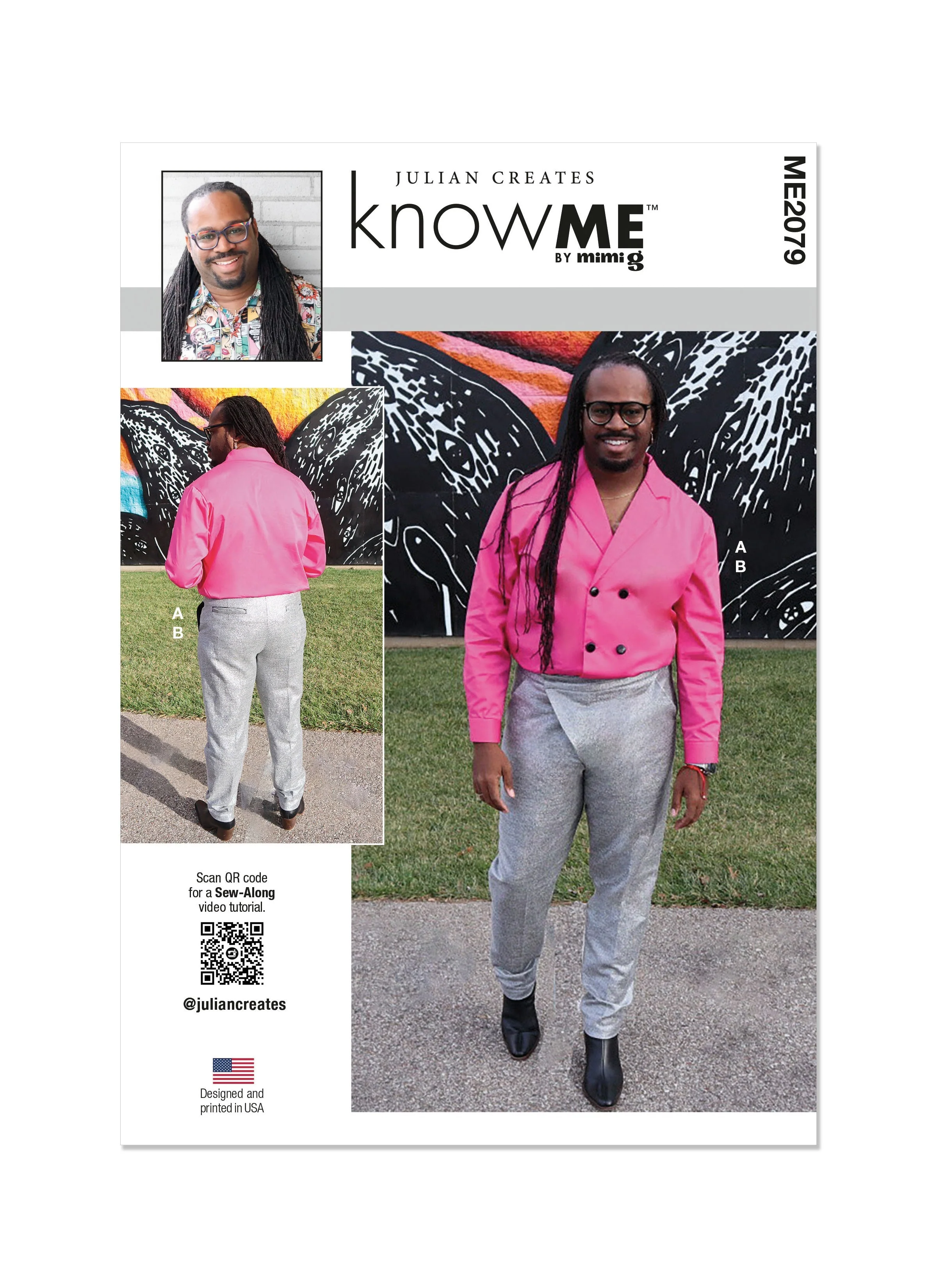 KnowMe Pattern Me2079 Men's Shirt and Pants