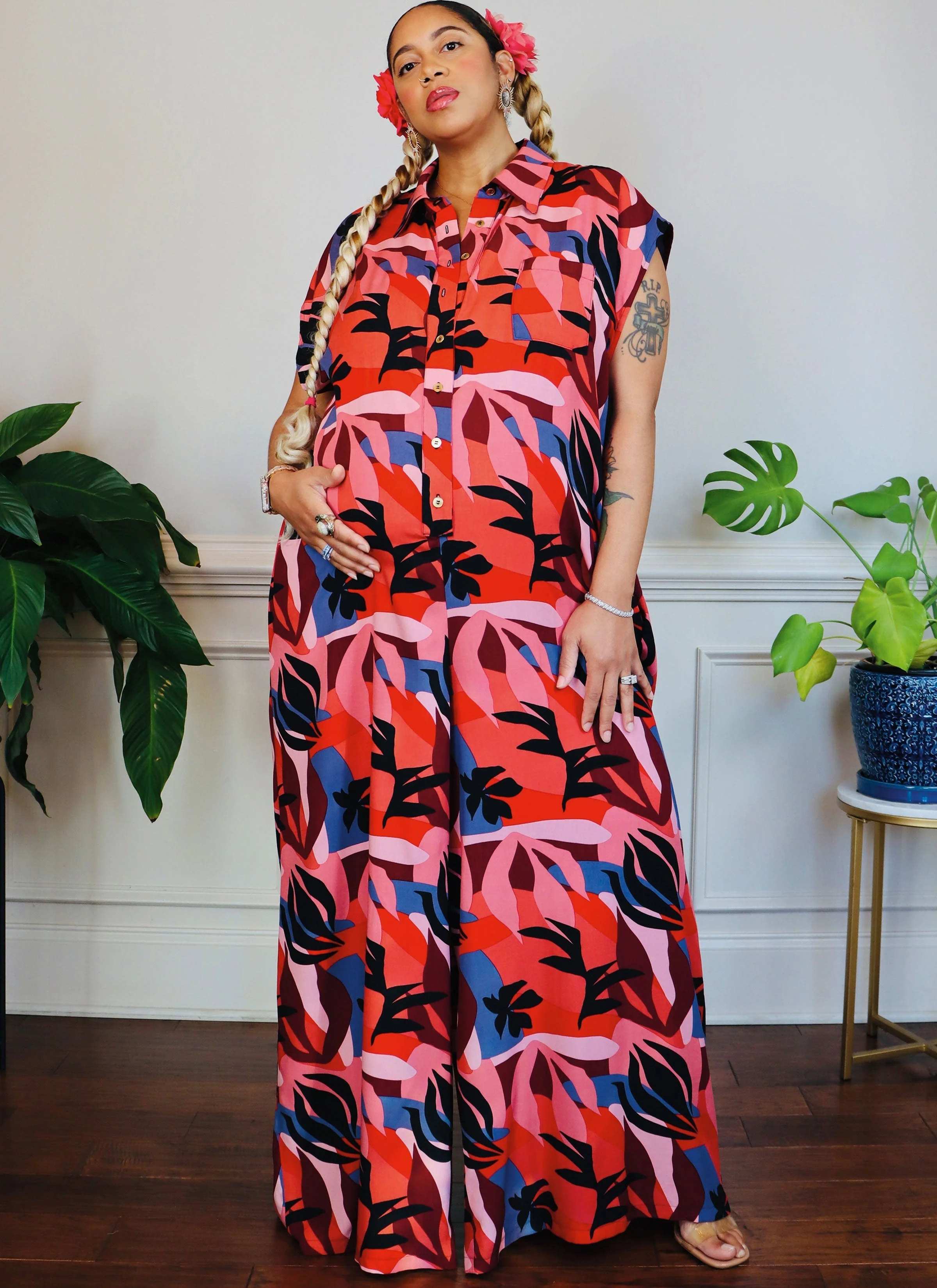 KnowMe Pattern Me2081 Misses' Maternity Romper and Jumpsuit - Image 2